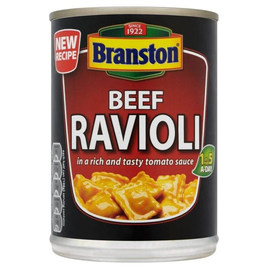 Branston Beef Ravioli In a Rich Tomato Sauce 395g