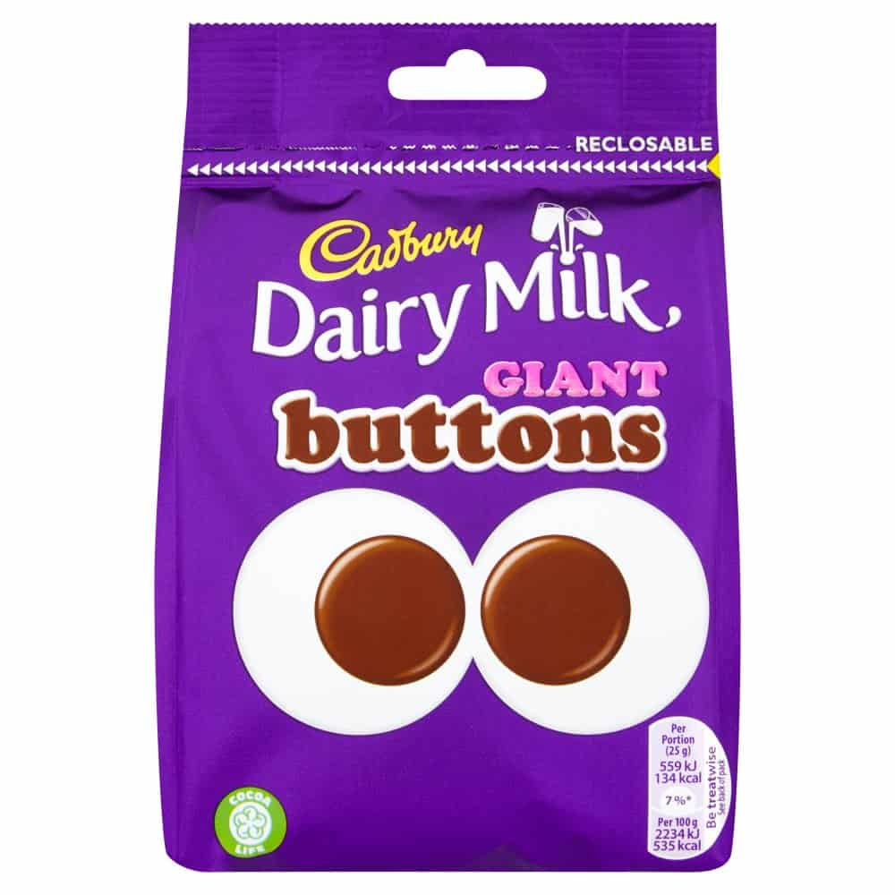 Cadbury Dairy Milk Giant Buttons Pouch 119g