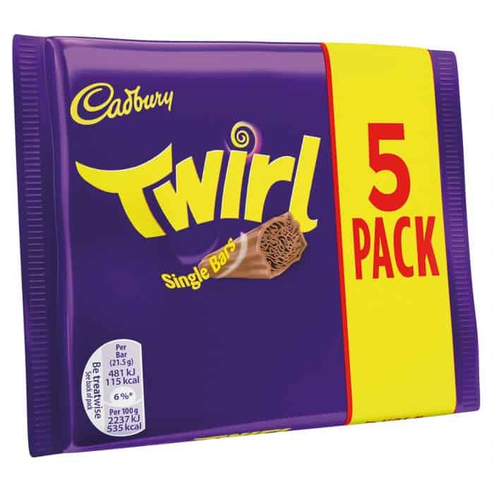 Cadbury Twirl 21.5g x 5