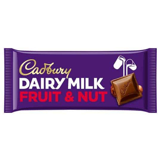 Cadbury Dairy Milk Fruit & Nut 180g