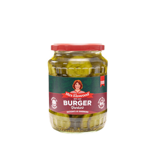 Mrs Elswood Burger Gherkins