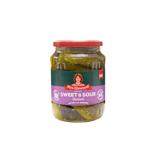 Mrs Elswood Sweet & Sour Gherkins