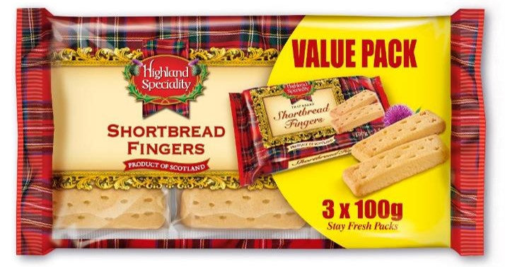 HIGHLAND SPECIALITY SHORTBREAD 3 PACK