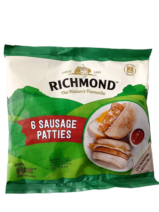 Richmond 6pk Sausage Patties 342g