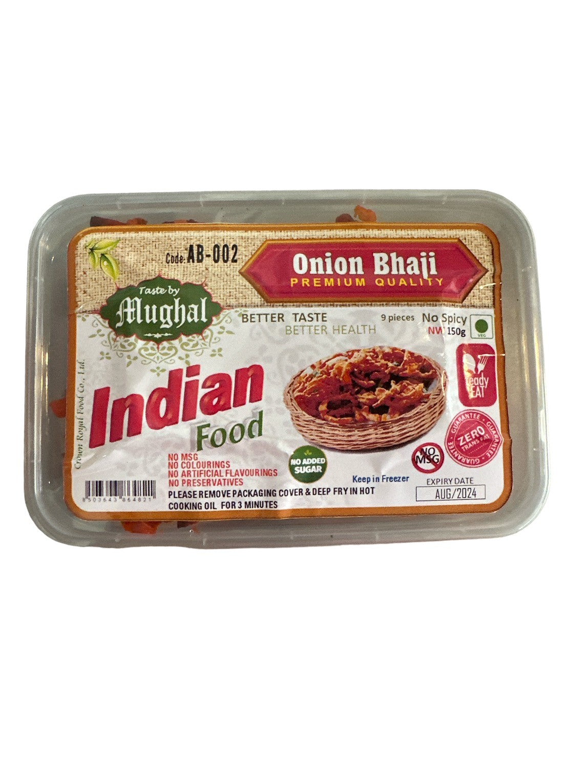 Indian Frozen Food Onion Bhaji