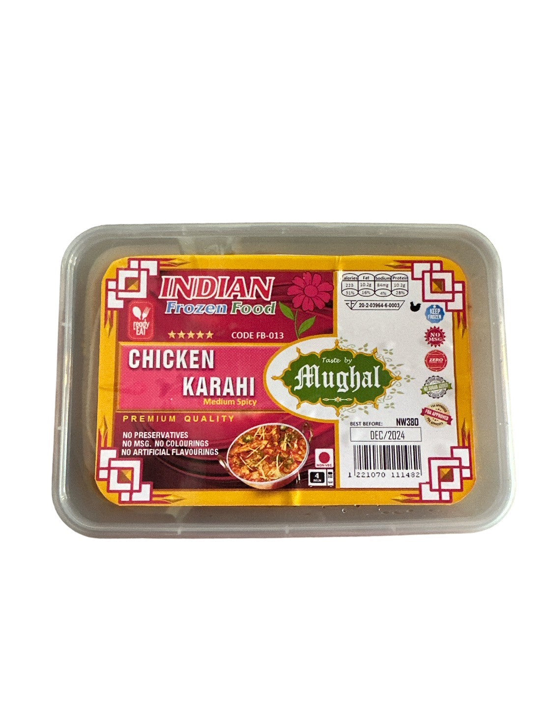 Indian Frozen Food Chicken Karahi