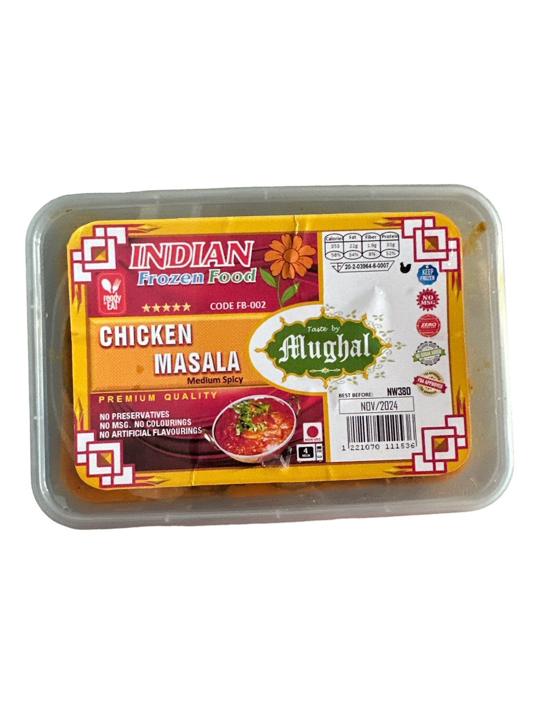 Indian Frozen Food Chicken Masala