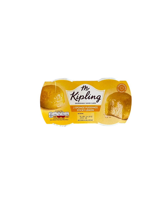 Mr.Kipling 2 Sticky Lemon Sponge Puddings 108g