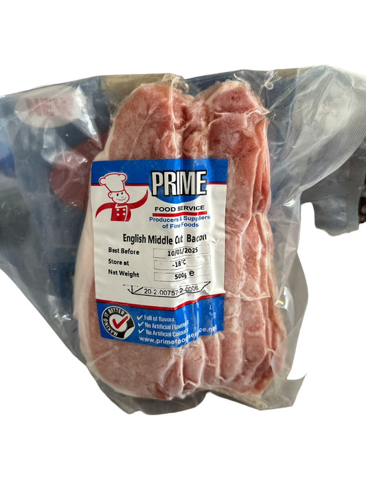 Prime English Middle Cut Bacon 500g