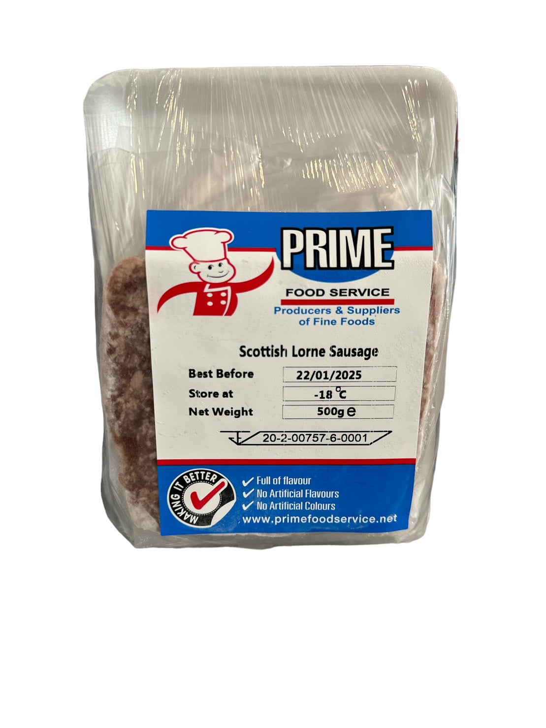 Prime Scottish Lorne Sausage