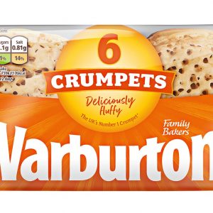 Warburtons Crumpets 65g x 6