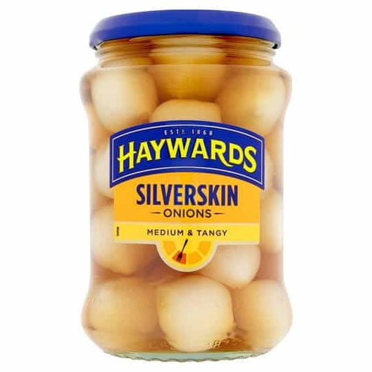 Haywards Silverskin Medium & Tangy Onions 400g