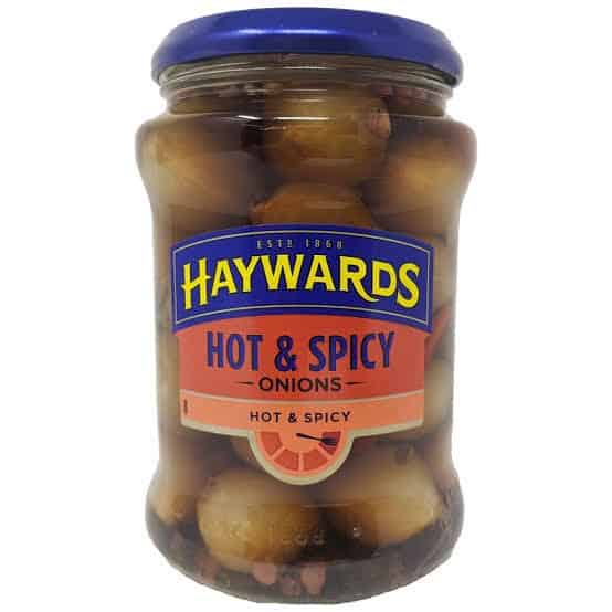 Haywards Hot & Spicy Onions 400g